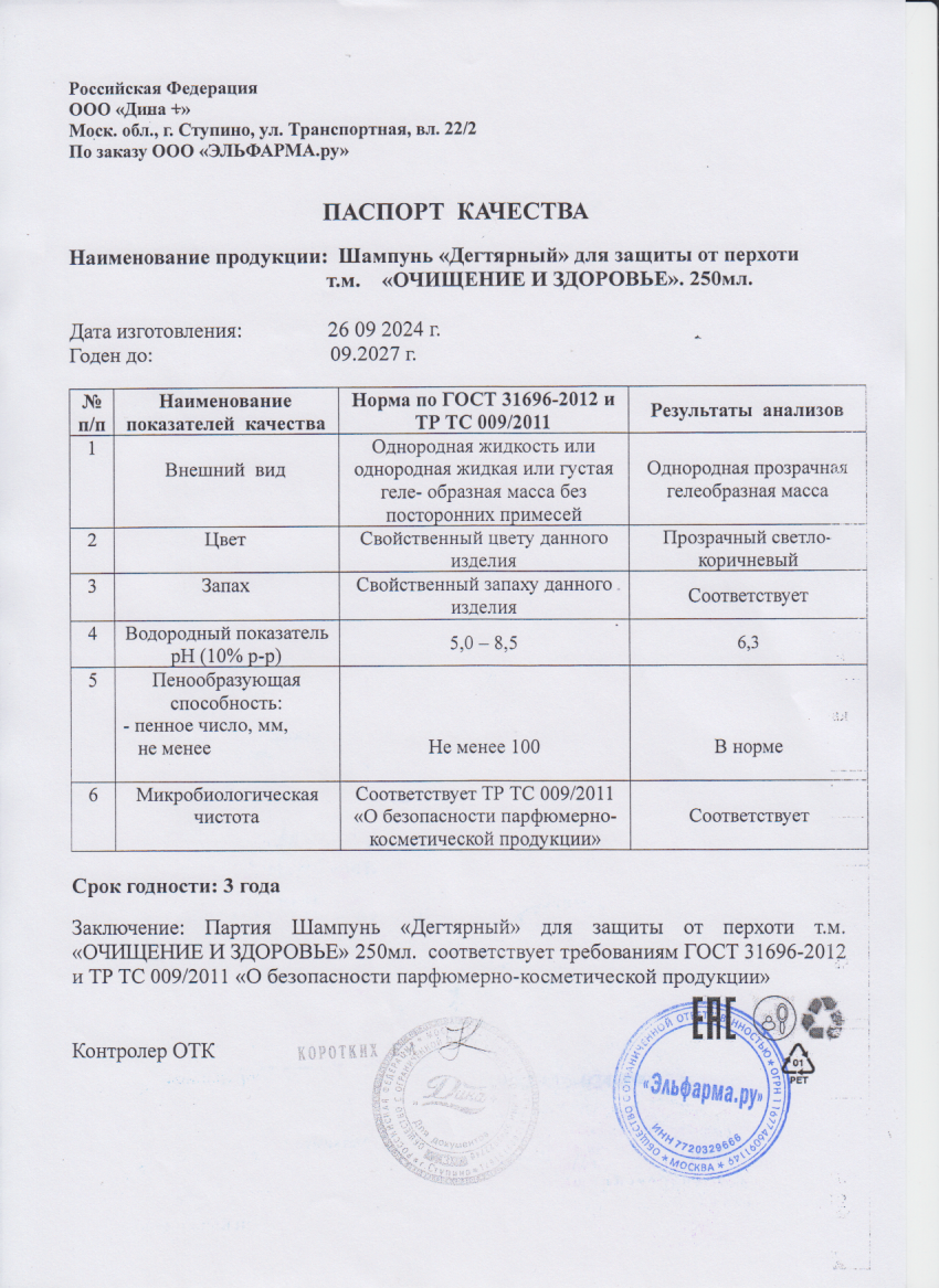 Паспорт №092024